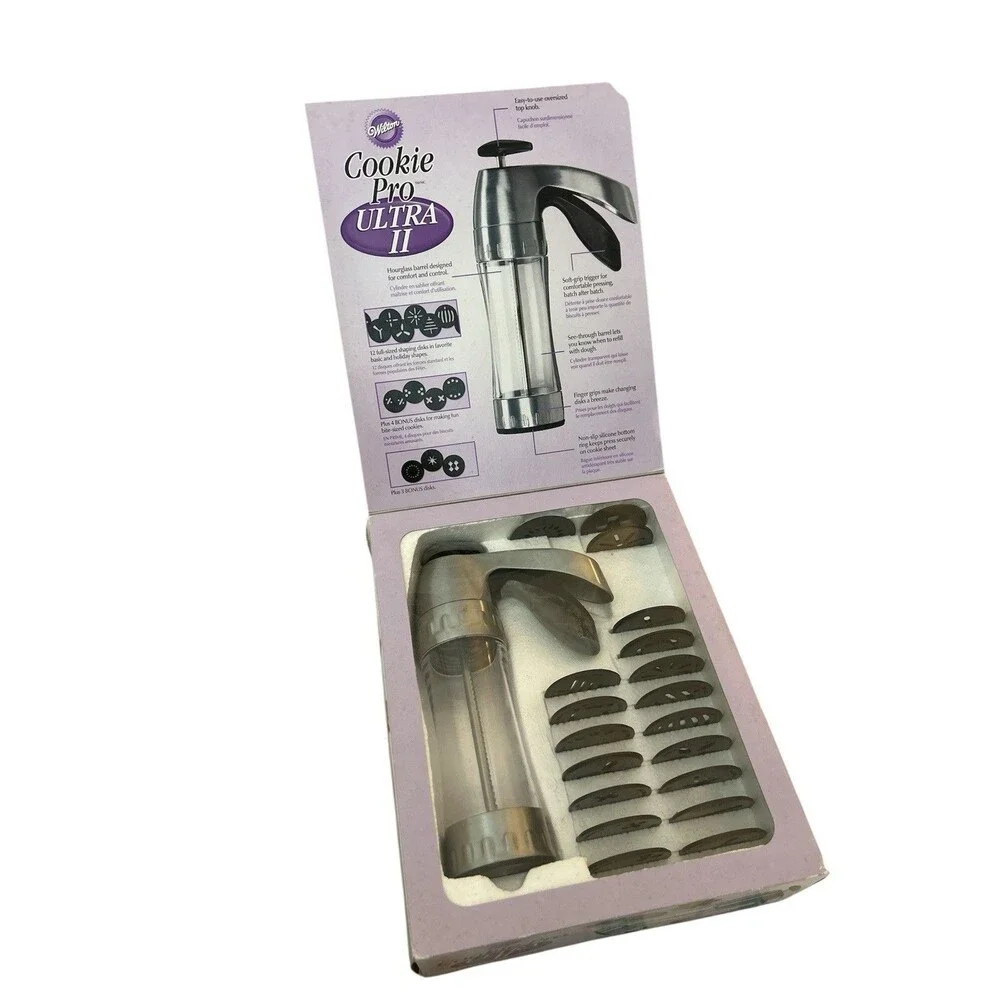 Wilton Cookie Pro Ultra II Cookie Press Complete Set